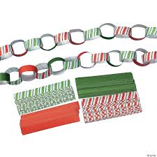 Free christmas paper chain vector download in ai, svg, eps and cdr. Candy Striped Paper Chains