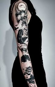 Girl Full Sleeve Anime Tattoo Beautiful Tattoos Cool Tattoos Manga Tattoo