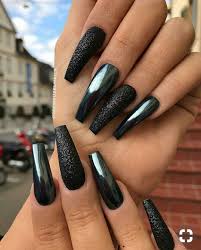 Acrylic Nails 3 0 New Year S Nails Chrome Nails Ballerina Nails