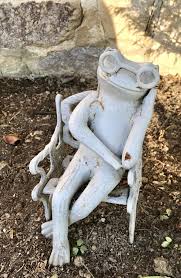 Best Frog Sitting On Bench For Sale