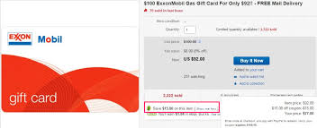 Exxonmobil gift card where to buy. Ymmv 15 Off 75 On Ebay Works On Gift Cards Doctor Of Credit