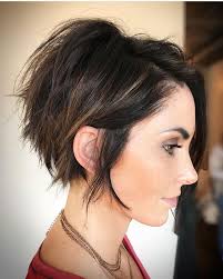 You can skip the color touch ups, as dark roots this side part pixie for women over 50 will keep you feeling younger and let your gray on your own terms. 40 Best Messy Short Hairstyles Ideas For 2019 Short Haircut Com