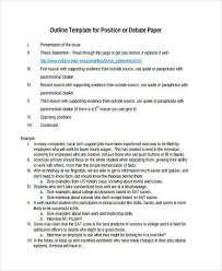 An outline serves as a plan an individual creates to organize his thoughts and arguments regarding a paper. 10 Paper Outline Templates Free Sample Example Format Download Free Premium Templates