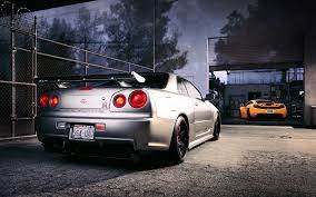 Follow the vibe and change your wallpaper every day! Nissan R34 Skyline Gt R Wallpaper Hd Car Wallpapers Id 3059