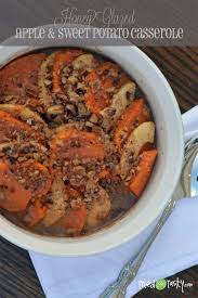 Honey Glazed Apple Sweet Potato Casserole Video Recipe Sweet Potato Casserole Recipes Sweet Potato Recipes