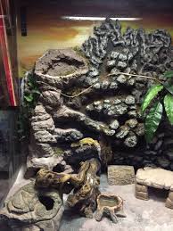 Diy 3d Background Made From Great Stuff Silicone Sand Acrylic Paint Modge Podge Coconut Fiber And Moss Leon Leopard Gecko Reptile Habitat Gecko Terrarium
