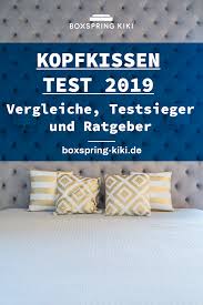 Kopfkissen Test 2019 Vergleiche Testsieger Und Ratgebe Boxspringbett Kissen Nackenstutzkissen