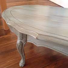 French Provincial Coffee Table Painted Blue Grey Chalk Paint Painted Coffee Tables Painted Furniture French Provincial Coffee Table