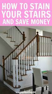 How To Refinish And Modernize Your Oak Stairs Seaside Sundays Refinish Stairs Diy Stairs French Home Decor