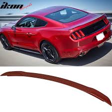 details about fits 15 20 ford mustang gt style trunk spoiler painted ruby red rr abs