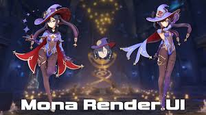 Mona Render UI [Super Smash Bros. Ultimate] [Mods]