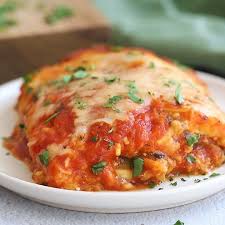Skinnytaste Healthy Recipes On Instagram Low Carb Eggplant Parmesan No Breading No Frying Just Eggplant Cheese An Healthy Recipes Italian Dishes Recipes