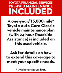 How much do 2011 toyota sienna 100,000 scheduled maintenance services cost? Tfs Maintenance Frontier Toyota
