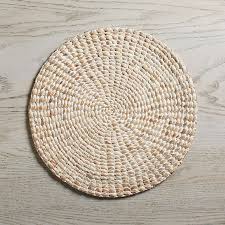 Leaf stamping placemat pvc cup coffee table mats kitchen home decoration. Placemats Vinyl Cloth Woven Crate And Barrel
