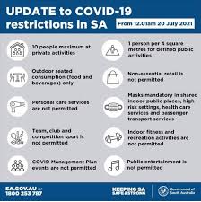 South australia will return to restrictions as the state scrambles to contain outbreak linked to hotel quarantine. Ysijl4vhcrpqvm