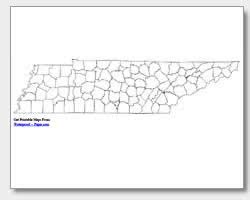 Don't forget to attribute free vector maps. Printable Tennessee Maps State Outline County Cities