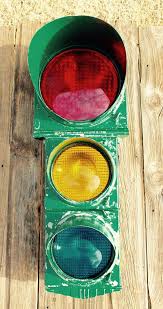 1950s Crouse Hinds Type Dt Traffic Signal With Cast Cutaway Cap Visors This Unique 65 Year Old Art Deco Tra Antique Art Deco Old Art Traffic Light Pictures