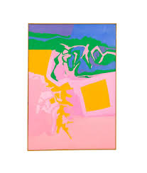 Secure, easy checkout · buyer protection John Almquist Abstract 1960s Mid Century Modern Wall Art Oil On Canvas Painting