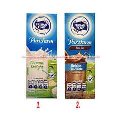 Susu kotak frisian flag coconut. Frisian Flag Purefarm Coconut Delight Belgian Chocolate Minuman Susu Uht 225 Ml Shopee Indonesia