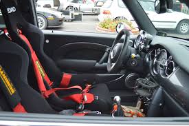 Inside A Mini Cooper Meant For Racing Mini Cooper Car Seats Mini