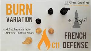Anyway, the french defense is a very strategic opening, where one or two tempi may not worth the opening. Burn And Mccutcheon Variations Of The French Defense Chess Openings How To Play Chess Chess Burns