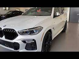 2020 Bmw X6 M50i Mineral White With Tacora Red Black Perforated Vernasca Leather Youtube