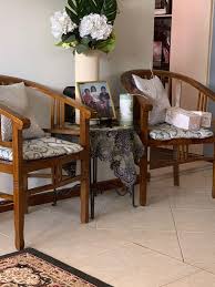 The decor is suitable for small families. Side Table And 2 Chairs Furniture Tables Chairs On Carousell