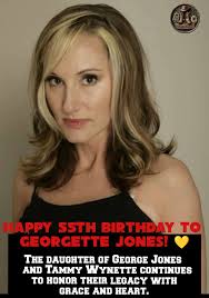 Happy 55th Birthday to Georgette Jones! 🎉 Born