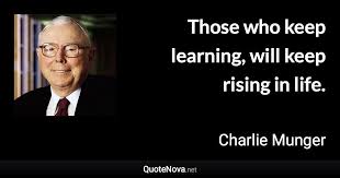 Those Who Keep Learning Will Keep Rising In Life