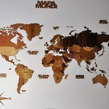 Onde fica a ilha da madeira? Mapa Mundi 3 20m X 1 65 M Em 5 Tons Diferentes De Madeira No Elo7 Allis Corte E Gravacao A Laser 1456419