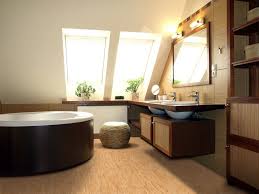 The cork floor in my kitchen is getting worn and some areas are faded from the sun. Can Cork Flooring Be Installed In A Bathroom Decor Snob
