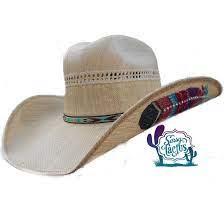 Rhinestones And Glitter Make Up The Native American Inspired Feather Design On Both Sides Of This Pretty Straw Co Cowboy Hats Straw Cowboy Hat Felt Cowboy Hats
