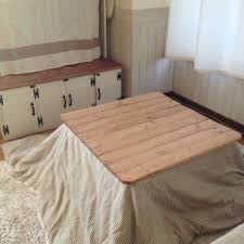 こたつの天板をナチュラルに簡単diy こたつテーブル diy こたつ こたつ diy