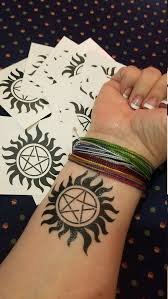Get Your Real Life Sized Sam Dean Anti Possession Temporary Tattoos Here These Tattoos Are Premium Quali Anti Possession Tattoo Anti Possession Supernatural