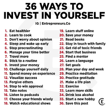 I Constantly Say You Should Invest In Yourself But I Ve Noticed A Lot Of You Don T Understand What I Mean Self Care Activities Investing Self Improvement Tips