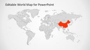 The colourful powerpoint features cute illustrations, with a slide for each of the five oceans to help engage children. Political Outline Ppt World Map Slidemodel