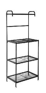 Metal kitchen rack w /metal rods and cones band lavengood gmu. Amazon Com Rovsun Multiuse 4 Tier Metal Kitchen Bakers Rack Microwave Storage Rack Oven Stand With Mesh Panel Storage Organizer Workstation Industrial Style 33 3 X 15 8 X 66 93 Standing Baker S Racks