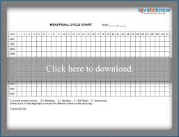 handy printable menstrual cycle chart lovetoknow