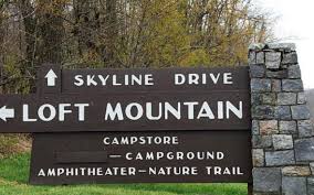 This is a simple map of shenandoah national park (250 kb), showing just skyline drive and the major developed areas along its route. Loft Mountain Campground In Shenandoah National Park