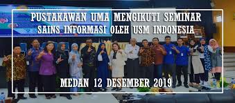 Program penelitian yang dilakukan antara lain di bidang keteknikan dan rekayasa teknologi (teknik sipil, elektro, teknik informatika, sistem informasi universitas semarang (usm) melakukan kerjasama dengan instansi pemerintah / swasta dengan menawarkan kegiatan : Pustakawan Uma Menghadiri Seminar Sains Informasi Yang Diselenggarakan Oleh Usm Indonesia Perpustakaan Terbaik Sumut