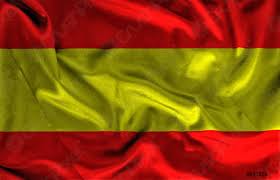 Ich biete ihnen hier einen kleinen aschenbecher in. Spanien Flagge Foto Vorratig Crushpixel