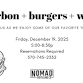 Burgers + Bourbon + Wings event image