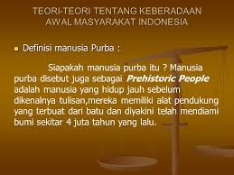 Menganalisis peradaban indonesia dan dunia k.d.2.1. Teori Teori Tentang Keberadaan Awal Masyarakat Indonesia Ppt Download