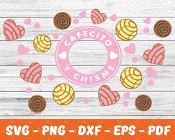 Download Cafecito Y Chisme Starbucks Wrap Svg File For By Spapure On Zibbet