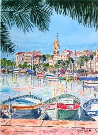 Peinture Sanary Sur Mer Peinture Paysage Paysage De Mer Peinture Peinture