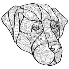 It represents strength, spirit and agility. Labrador Retriever Zentangle Coloring Page By Tankay Classroom Tpt