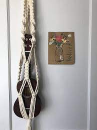 Bohemian wall hangings uke songs two. Ukulele Hanger Macrame Boho Ukulele Display Gift Ukulele Etsy Ukulele Accessories Ukulele Hanger Macrame Boho