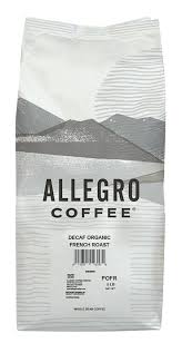 The decaffeination process uses a chemical free. Decaf Organic French Roast 5 Lb Allegro Coffee