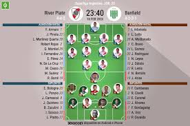 Formaciones de banfield y river. Asi Seguimos El Directo Del River Plate Banfield