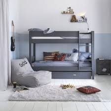 Das bettgestell besteht dabei meist aus holz oder metall. Etagenbett 90x190 Grau Newport Maisons Du Monde